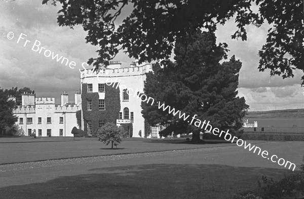 GLIN CASTLE  FROM LAWN SOUTH EAST